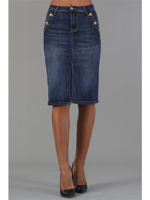 Gonna in jeans elastico elmas phil | 010881DENIM